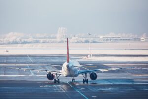 Airport in winter